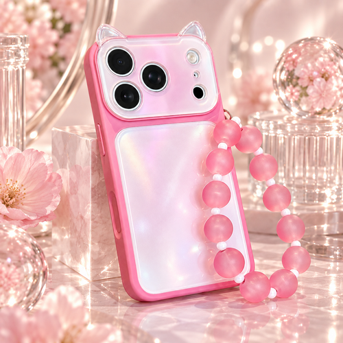 Bubble Kitty Case Rose 🫧- Pretty404